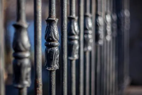 Fence forged Stock Photos