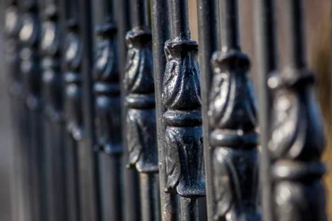 Fence forged Stock Photos