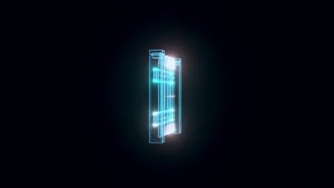 Fence hologram 4k Stock Footage 149260375