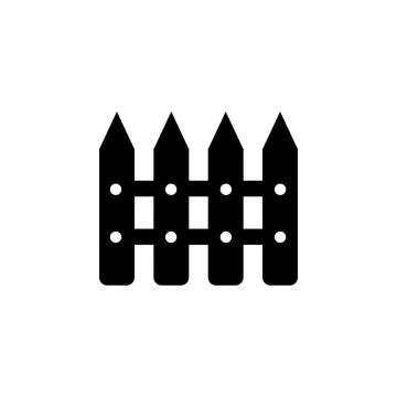 Fence icon. Elements of real estate transactions icon for concept and web apps Stock Illustration