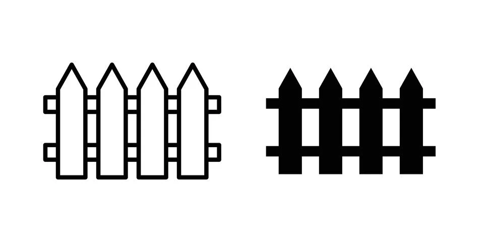 Fence icon graphic design. web icons vectors Illustration