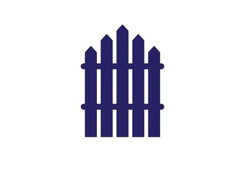 Fence icon logo vector illustration design Stock Illustration