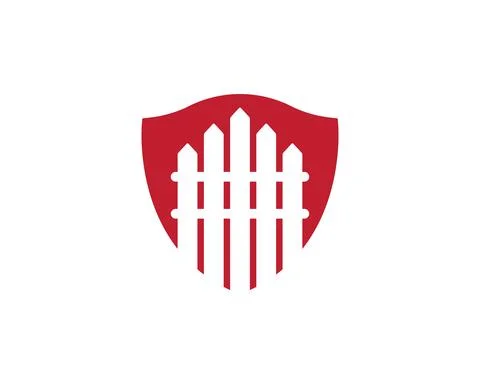 Fence icon logo vector illustration design Stock Illustration