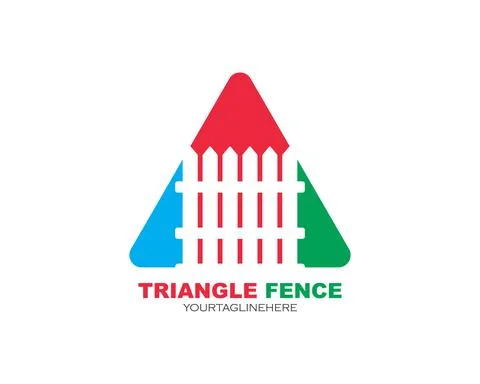 Fence icon logo vector illustration design Stock Illustration