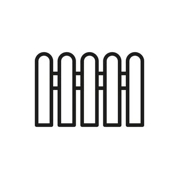 Fence icon vector design templates simple and modern Stock Illustration