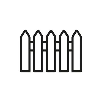 Fence icon vector design templates simple and modern Stock Illustration