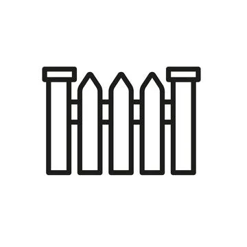 Fence icon vector design templates simple and modern Stock Illustration