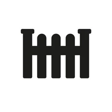 Fence icon vector design templates simple and modern Stock Illustration