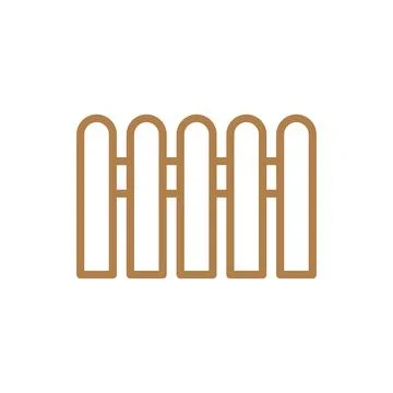 Fence icon vector design templates simple and modern Stock Illustration