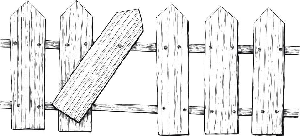 Fence Illustrazione stock