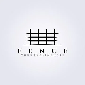 Fence logo vector illustration design Stock Illustration