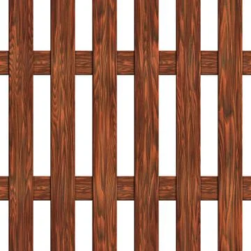 Fence made of boards seamless texture Stock Illustration