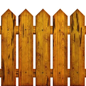 Fence made of boards seamless texture Stock Illustration
