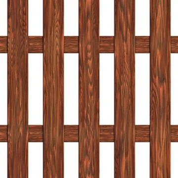 A fence made of boards seamless texture Stock Illustration