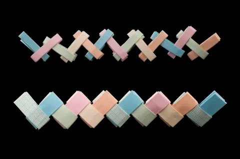 Fence made ??of paper Stock Photos