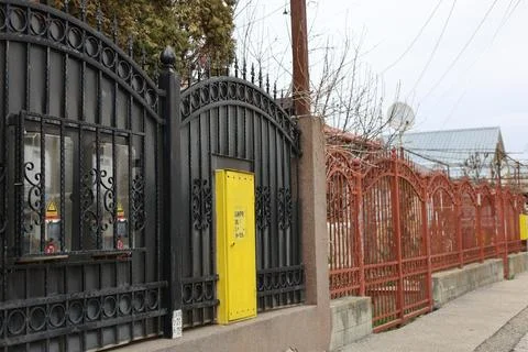 Fence model Stock Photos