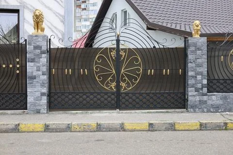 Fence model Stock-Fotos