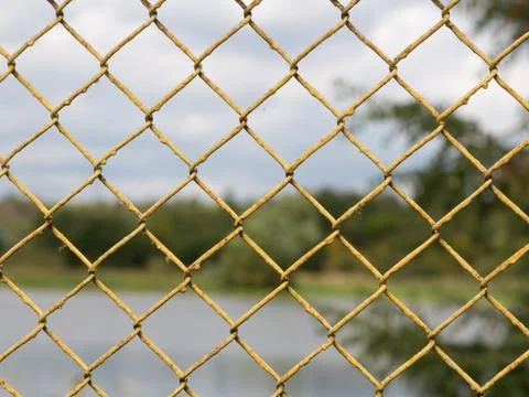 Fence netting Stock Photos