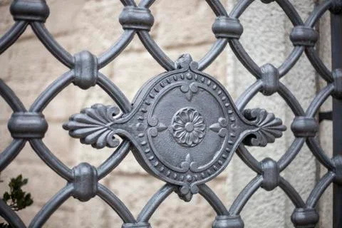 Fence in the park Stock Photos