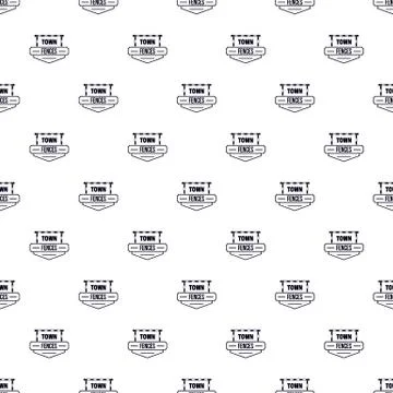 Fence pattern vector seamless 스톡 일러스트
