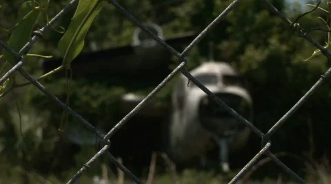 Fence to plane rack focus Stock Footage 417871