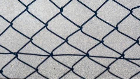 Fence shadow Foto stock