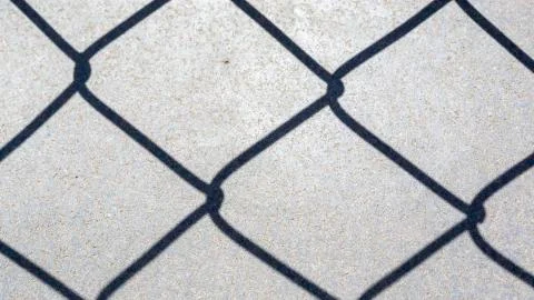 Fence shadow Stock-Fotos