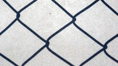 Fence shadow Fotos Stock