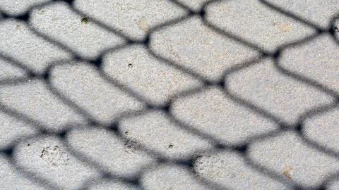 Fence shadow Stock-Fotos