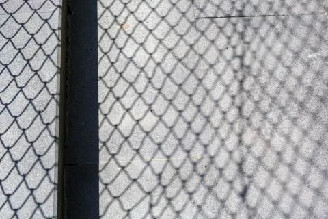 Fence shadow Stock Photos