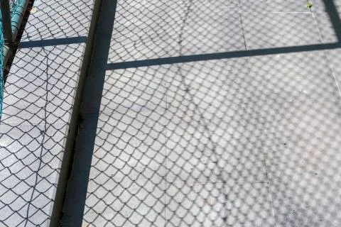 Fence shadow Stock Photos