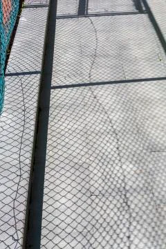 Fence shadow Stock Photos