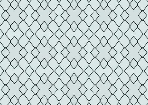 Fence vector pattern illustration texture background Stock Illustration