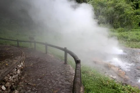 Fence of viewpoint Stock Photos