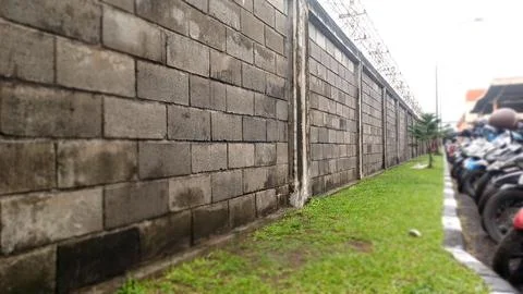 A fence wall Stock Photos