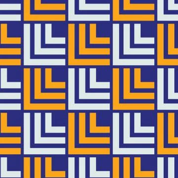 Fence wall seamless pattern Stockillustratie