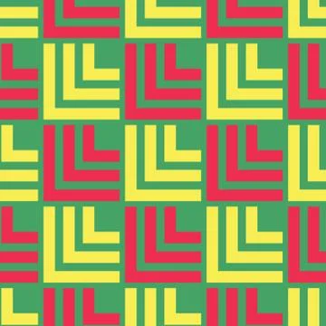 Fence wall seamless pattern Stockillustratie