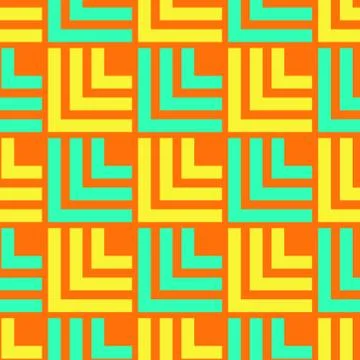 Fence wall seamless pattern Stockillustratie