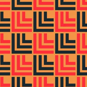 Fence wall seamless pattern Stockillustratie