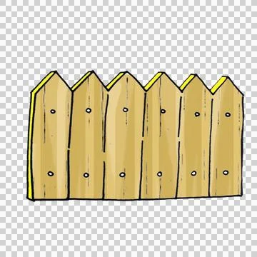Fence wood Stock Illustration