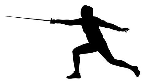 Fencer Stock Illustration