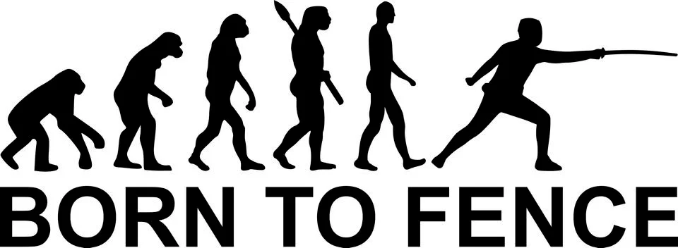 Fencing Evolution 스톡 일러스트