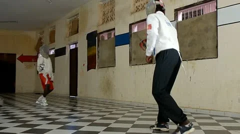 Fencing Video stock 12545451