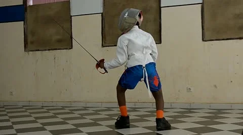 Fencing Stock Footage 12545678