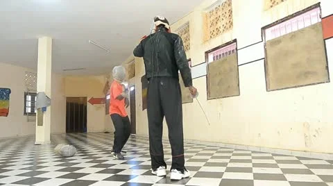 Fencing Stock Footage 12546215