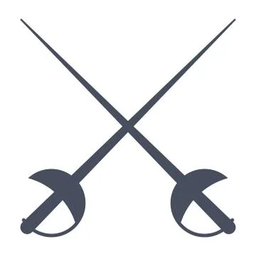 Fencing Vector Icon Stock Illustration