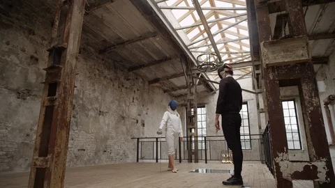 Fencing11 3 Stock Footage 118136827