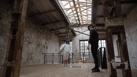 Fencing2 4 Stock Footage 118133710