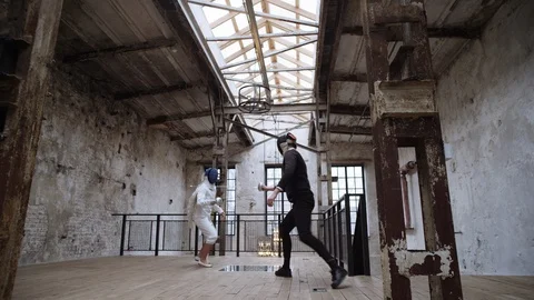 Fencing3 4 Stock Footage 118133051