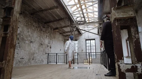 Fencing6 4 Stock Footage 118135318